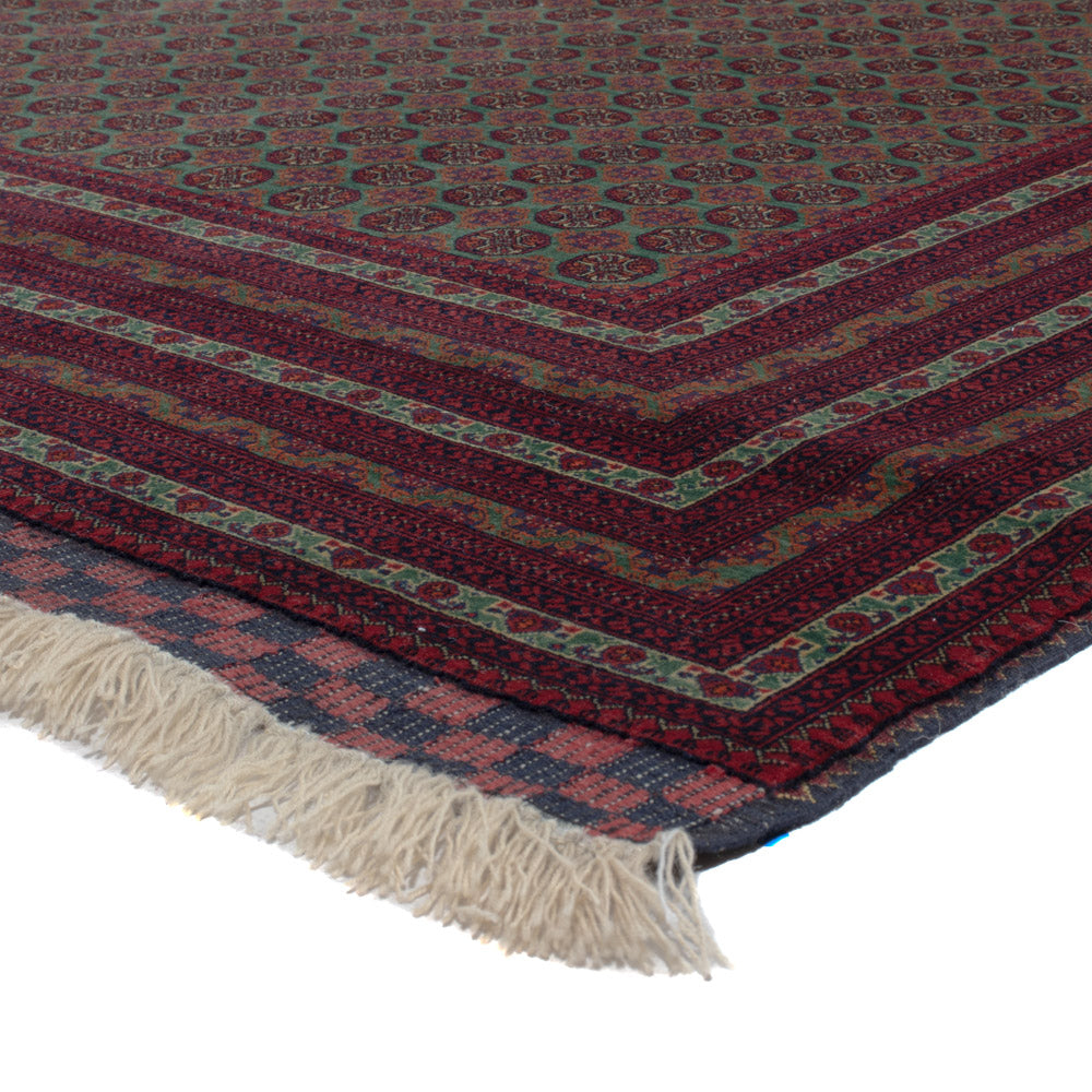 Afghan Rug - Royal - 291 x 200 cm - dark red