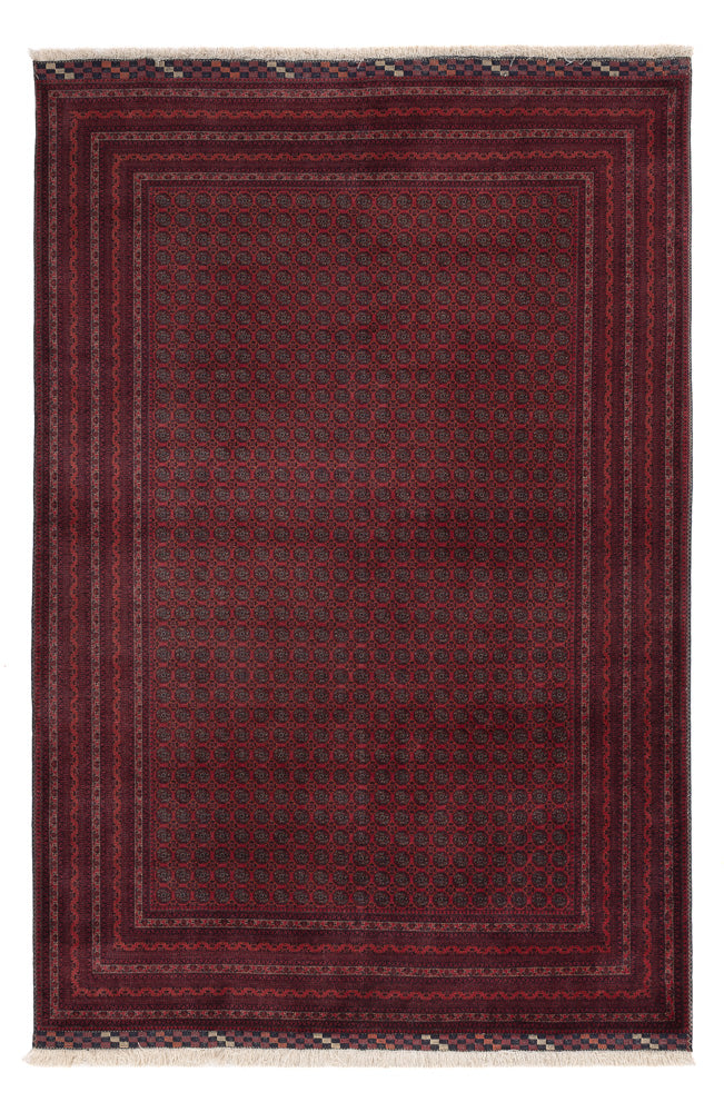 Afghan Rug - Royal - 297 x 198 cm - dark red