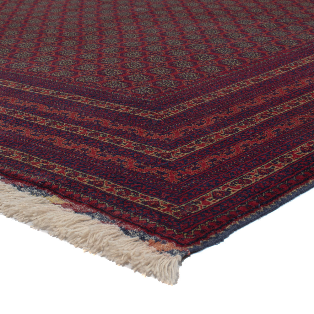 Afghan Rug - Royal - 295 x 206 cm - dark red