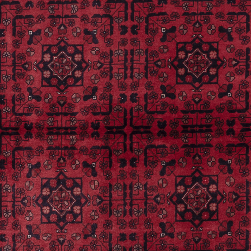 Afghan Rug - Royal - 291 x 201 cm - dark red
