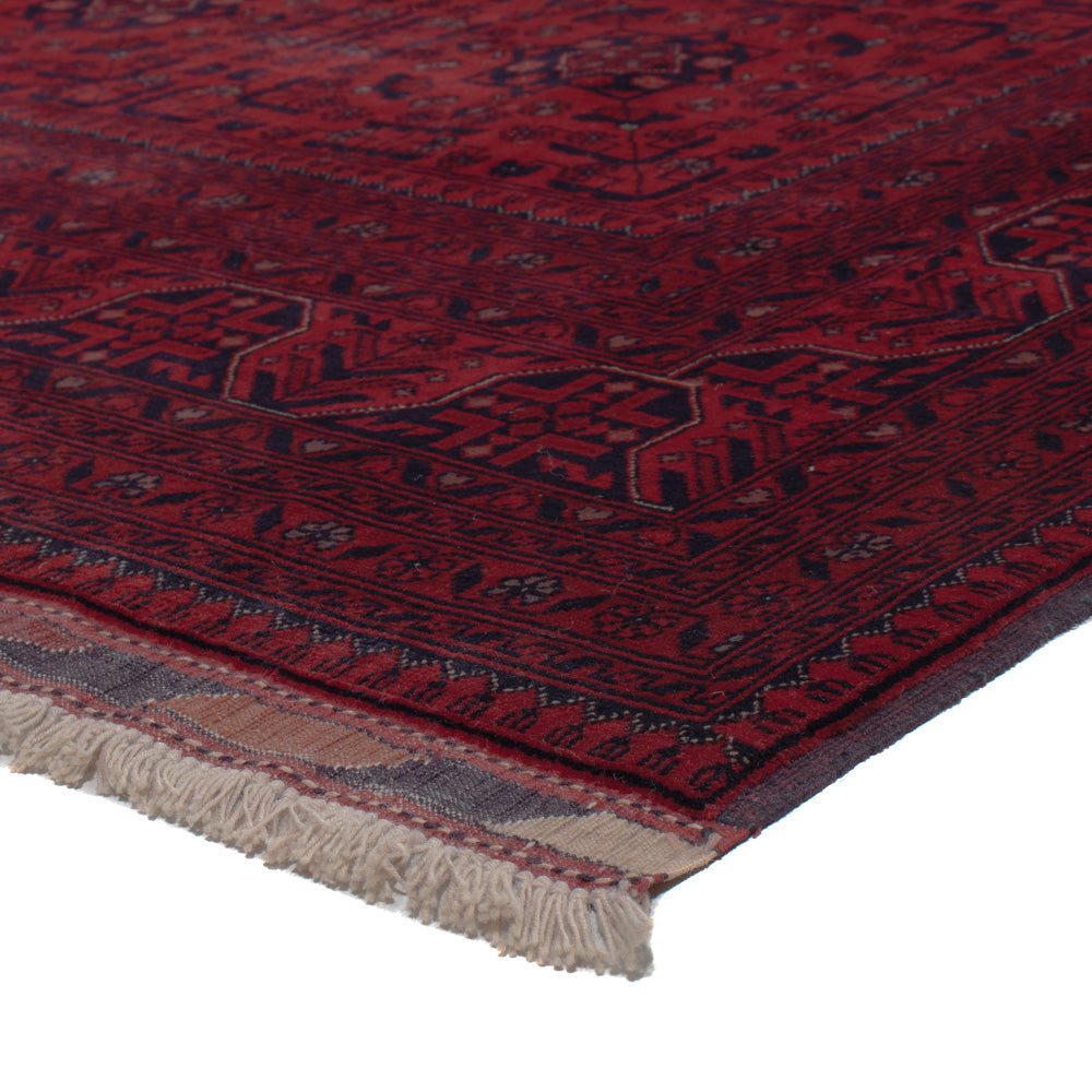 Afghan Rug - Royal - 291 x 201 cm - dark red