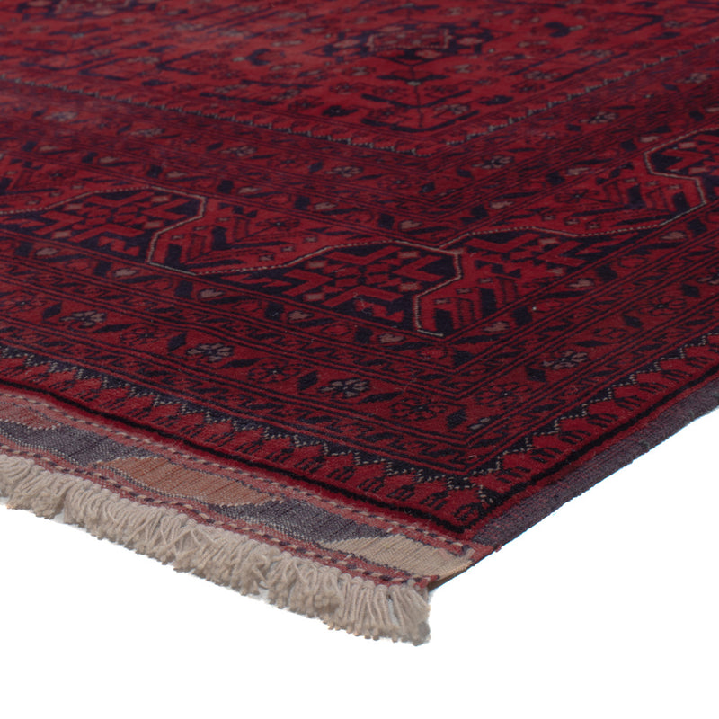Afghan Rug - Royal - 291 x 201 cm - dark red