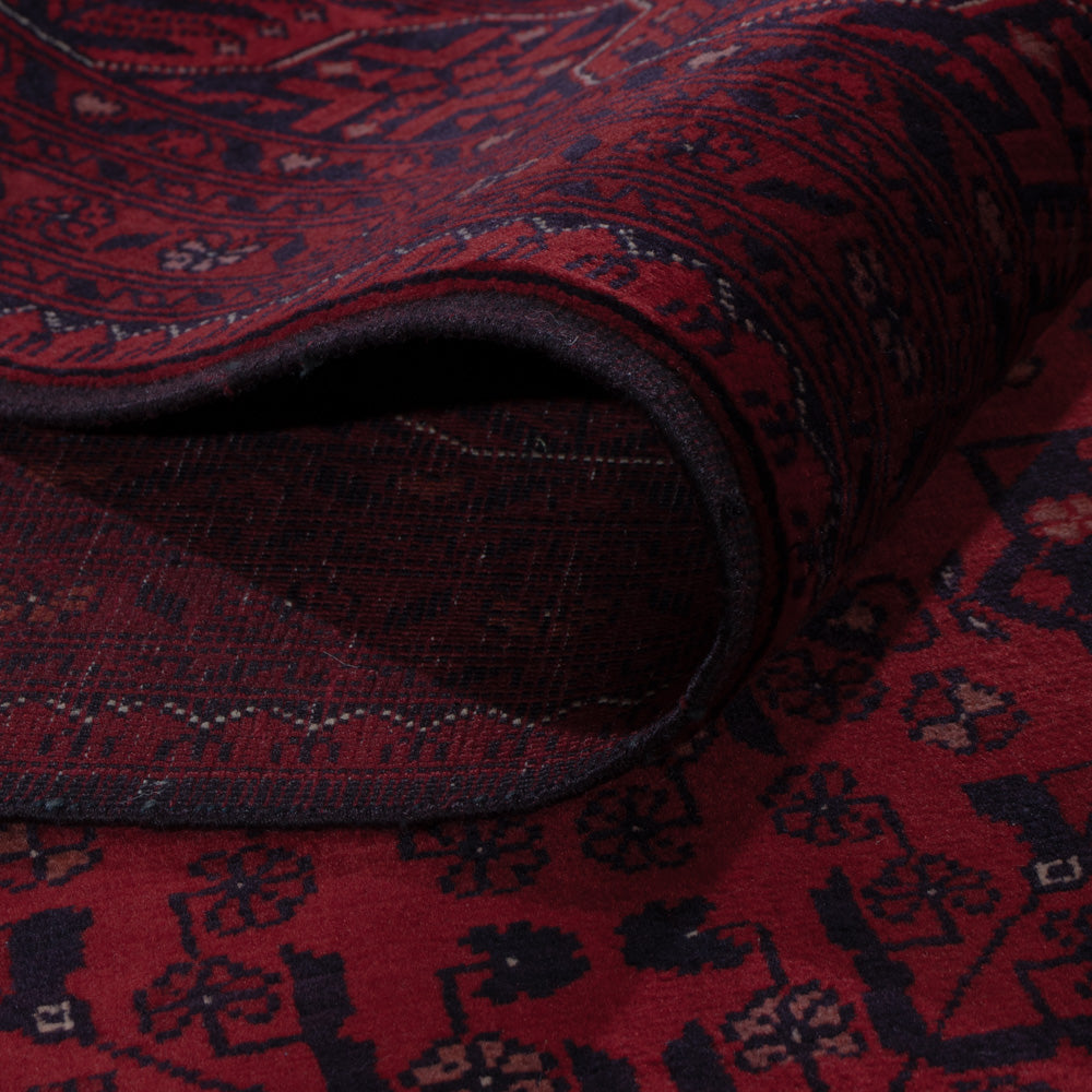 Afghan Rug - Royal - 291 x 201 cm - dark red