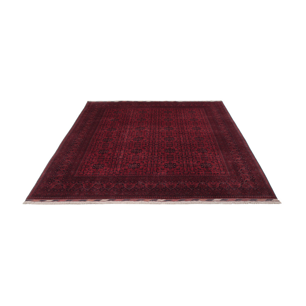 Afghan Rug - Royal - 291 x 201 cm - dark red