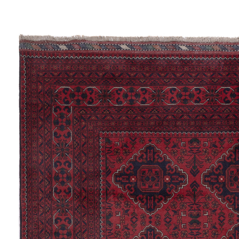 Afghan Rug - Kunduz - 324 x 202 cm - dark red