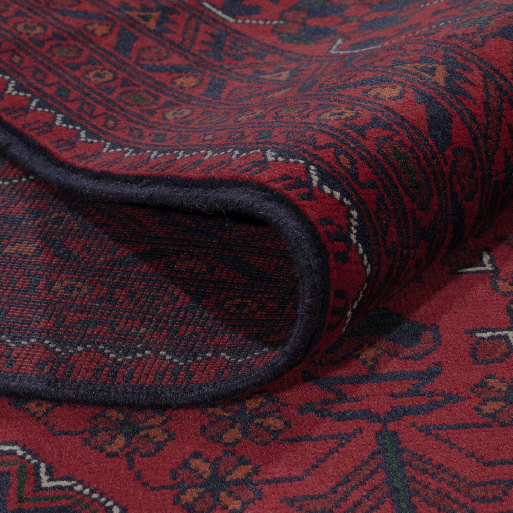 Afghan Rug - Kunduz - 324 x 202 cm - dark red
