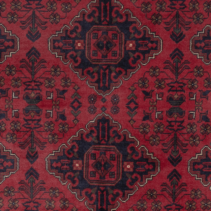 Afghan Rug - Kunduz - 298 x 200 cm - dark red