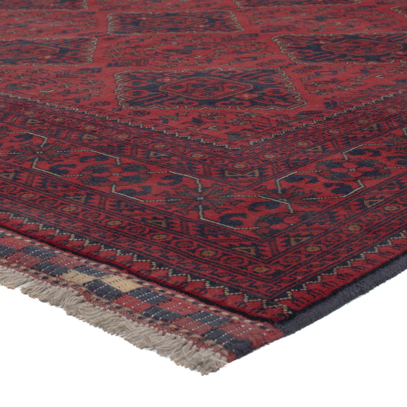 Afghan Rug - Kunduz - 298 x 200 cm - dark red