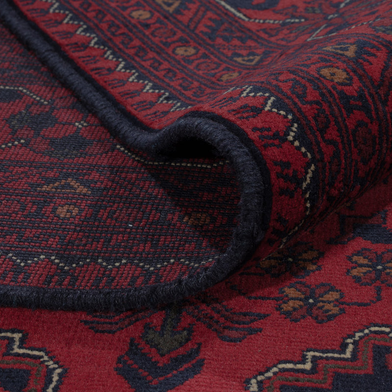 Afghan Rug - Kunduz - 298 x 200 cm - dark red
