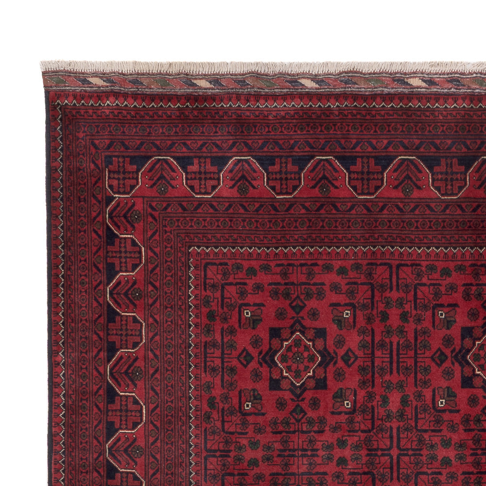 Afghan Rug - Kunduz - 295 x 198 cm - dark red