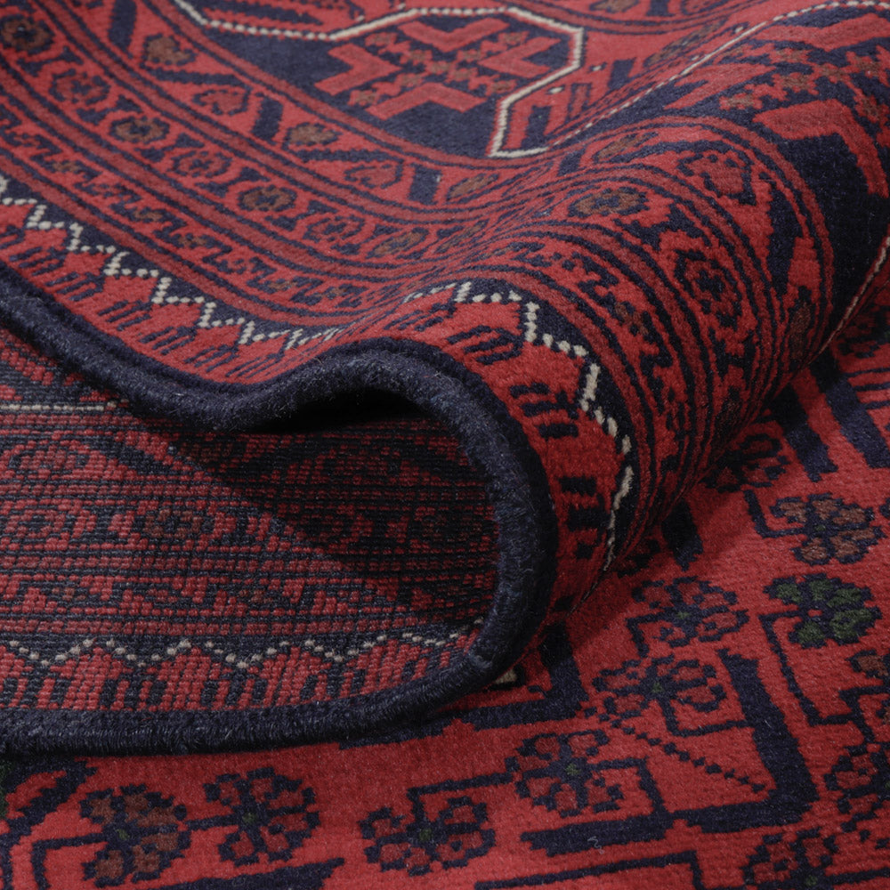 Afghan Rug - Kunduz - 295 x 198 cm - dark red