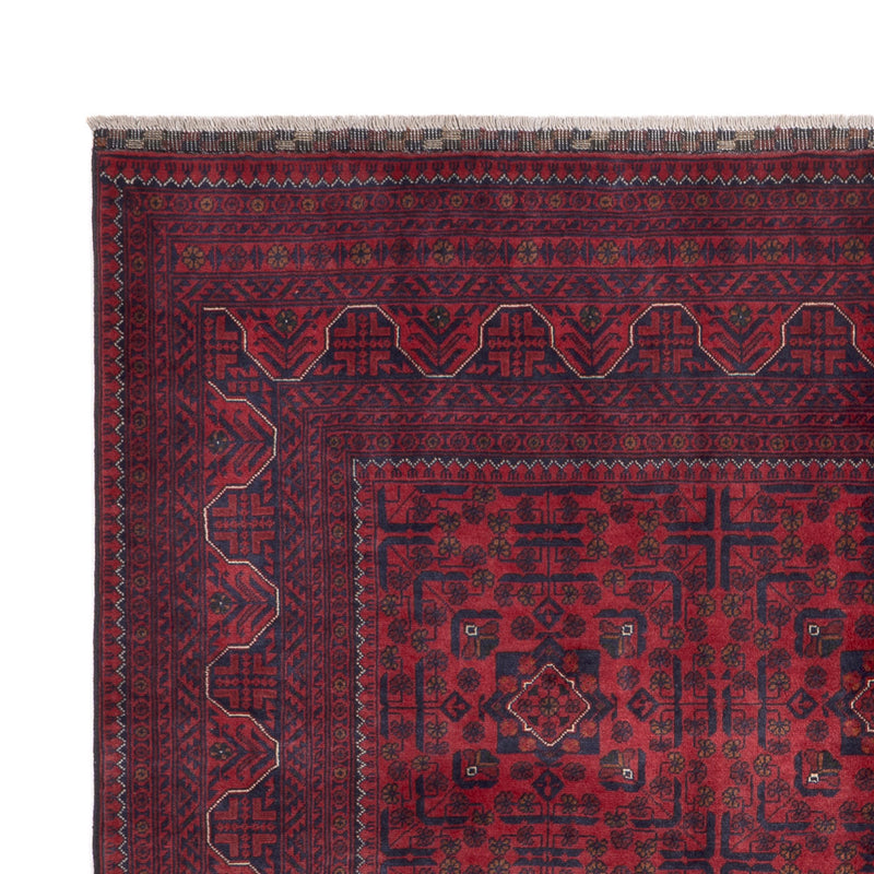 Afghan Rug - Kunduz - 292 x 200 cm - dark red