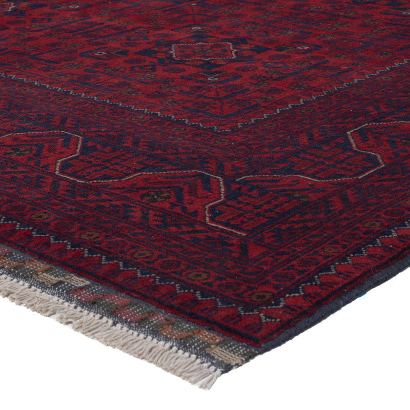 Afghan Rug - Kunduz - 292 x 200 cm - dark red