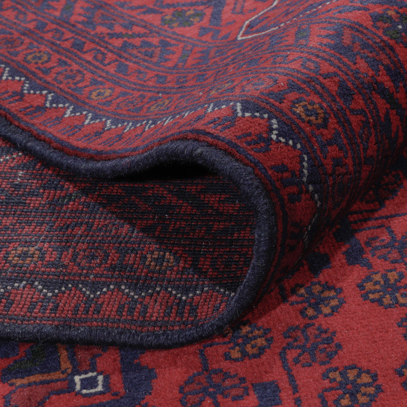 Afghan Rug - Kunduz - 292 x 200 cm - dark red