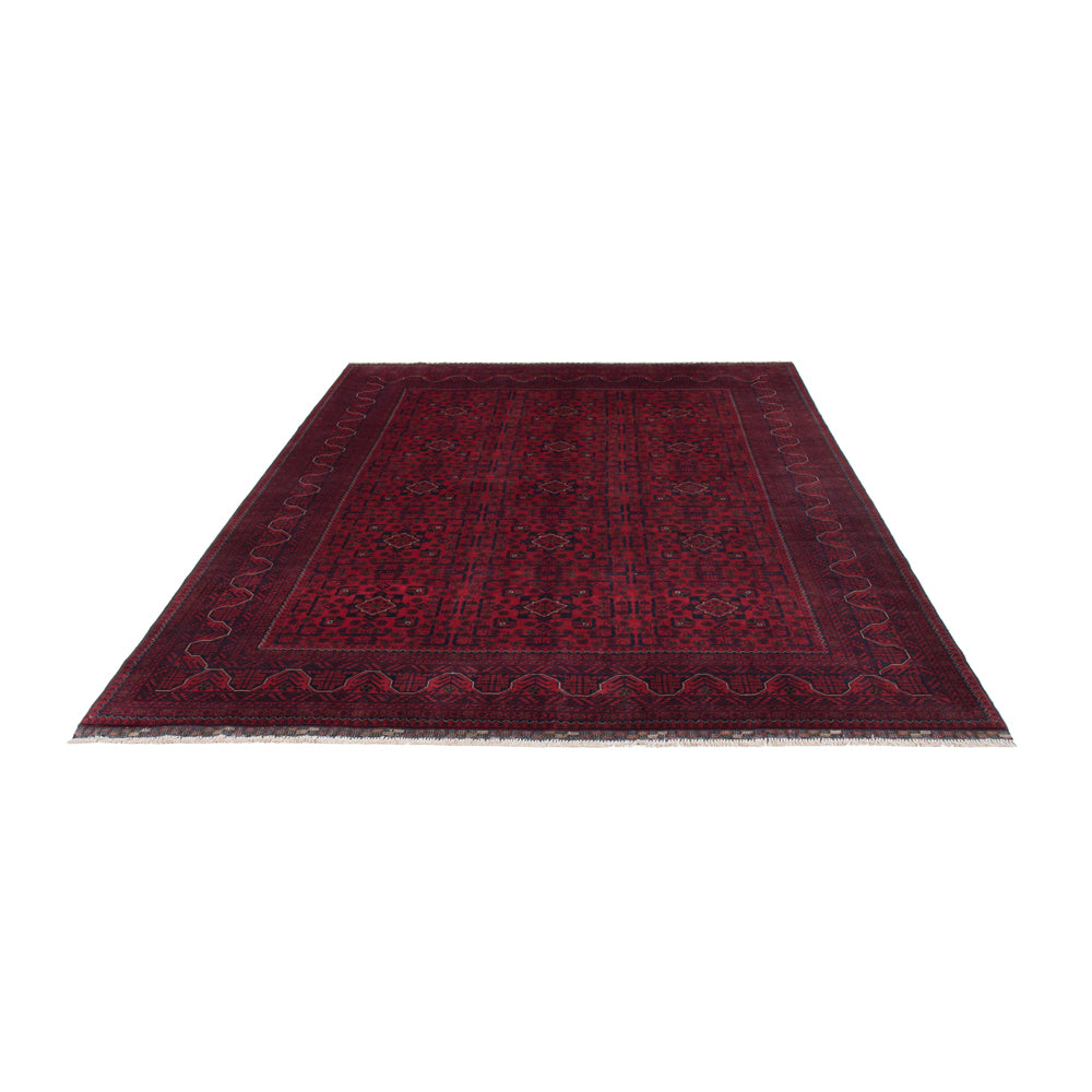 Afghan Rug - Kunduz - 292 x 200 cm - dark red