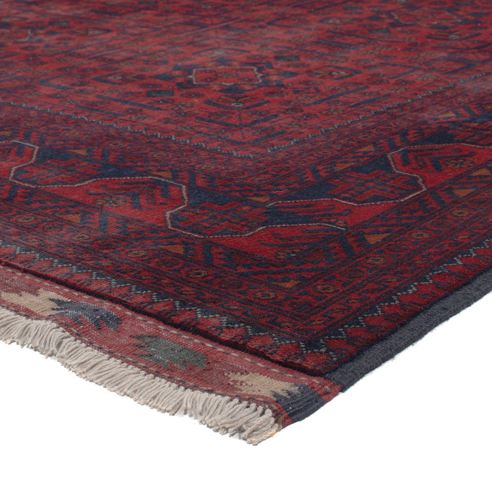 Afghan Rug - Kunduz - 288 x 198 cm - dark red