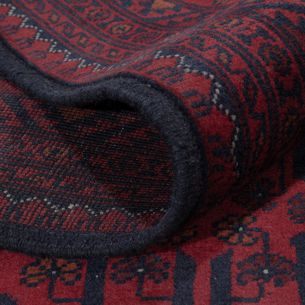 Afghan Rug - Kunduz - 288 x 198 cm - dark red