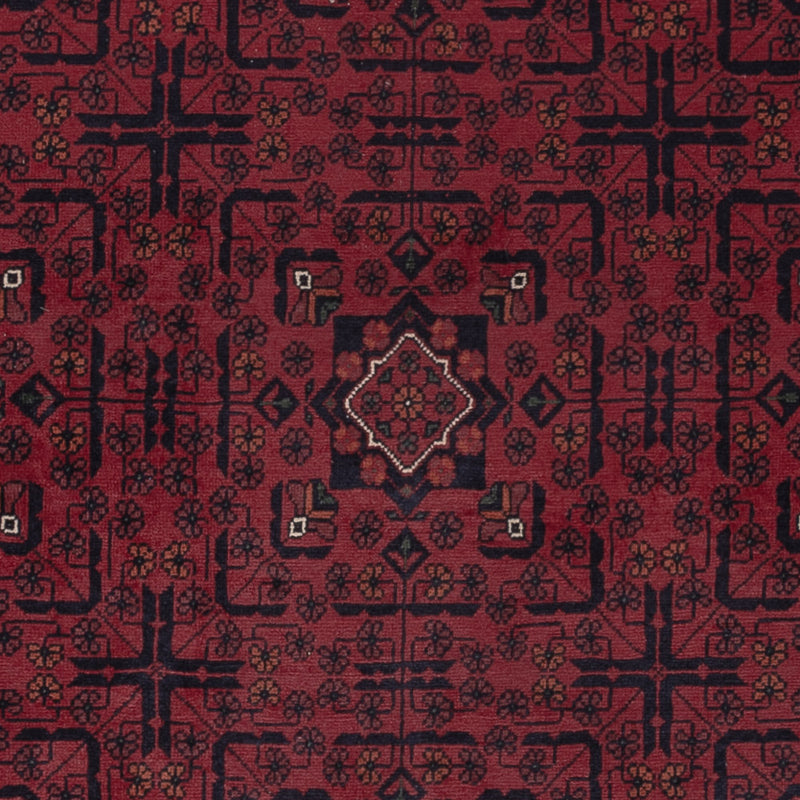 Afghan Rug - Kunduz - 300 x 197 cm - dark red
