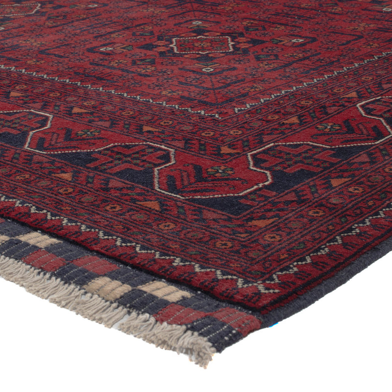Afghan Rug - Kunduz - 300 x 197 cm - dark red