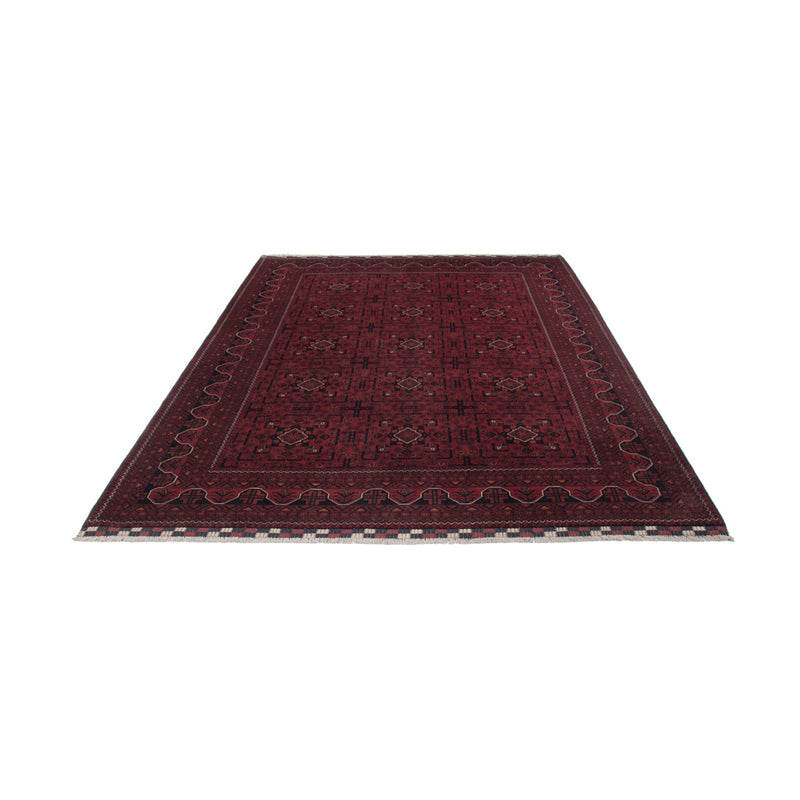 Afghan Rug - Kunduz - 300 x 197 cm - dark red