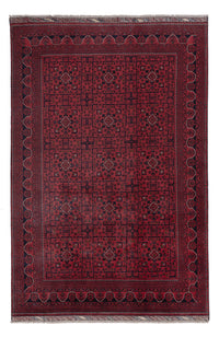Afghan Rug - Kunduz - 288 x 194 cm - dark red