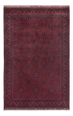 Afghan Teppich - Kunduz - 307 x 197 cm - dunkelrot