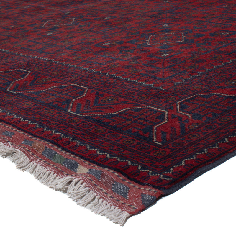 Afghan Rug - Kunduz - 307 x 197 cm - dark red