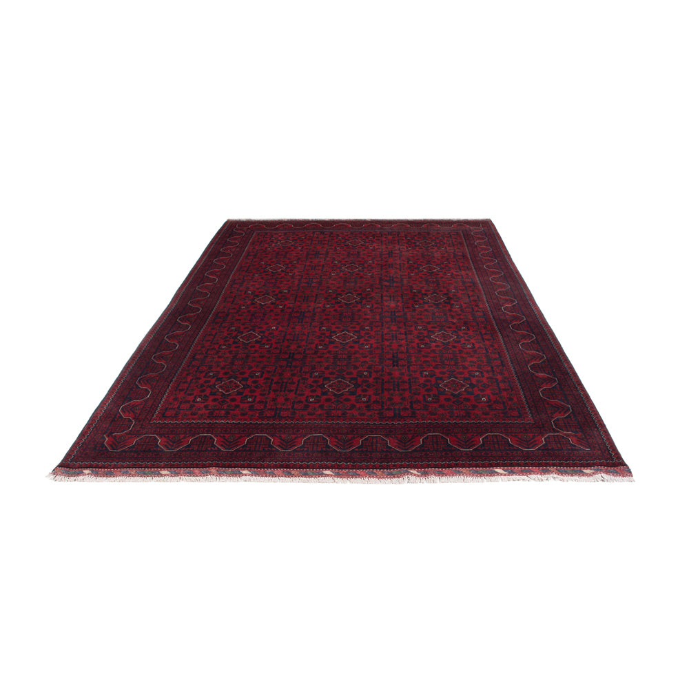 Afghan Rug - Kunduz - 307 x 197 cm - dark red