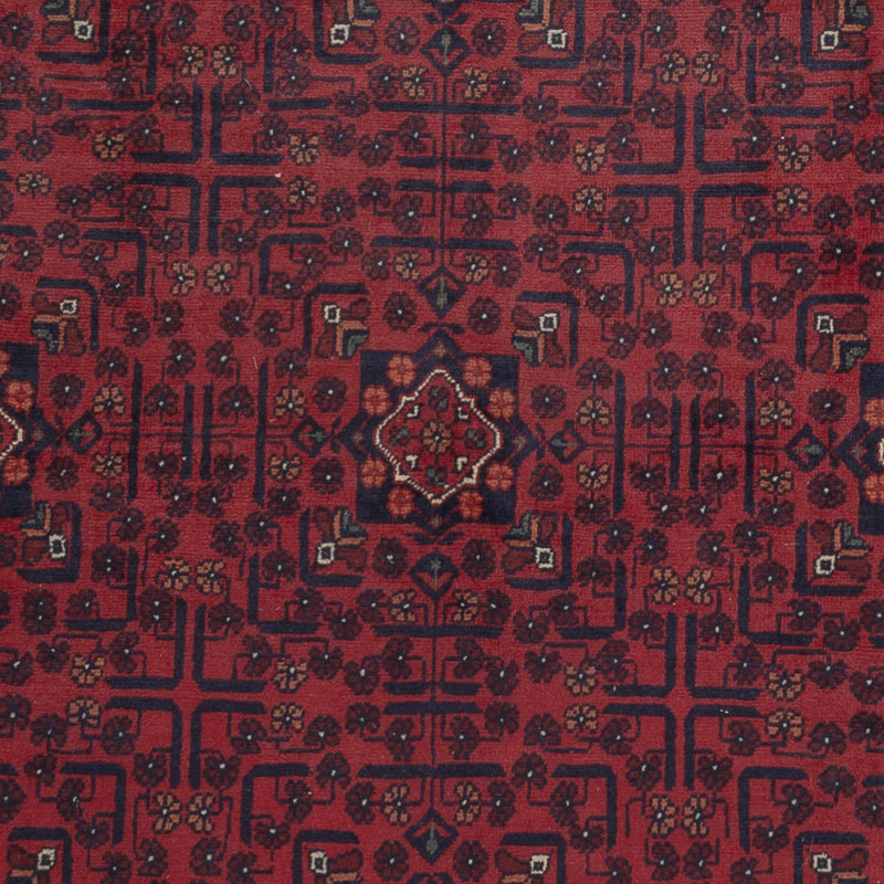 Afghan Rug - Kunduz - 290 x 199 cm - dark red
