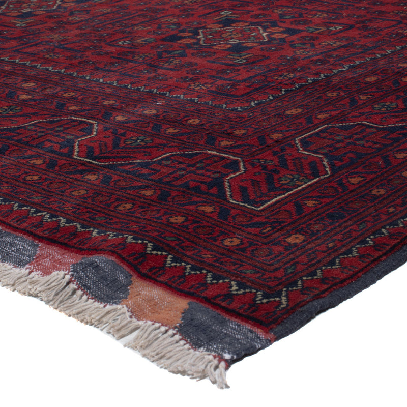 Afghan Rug - Kunduz - 290 x 199 cm - dark red