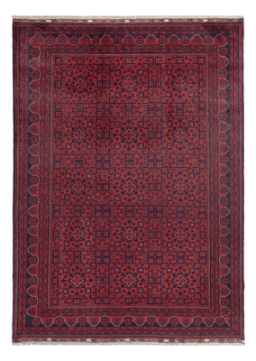 Afghan Teppich - Kunduz - 282 x 201 cm - dunkelrot