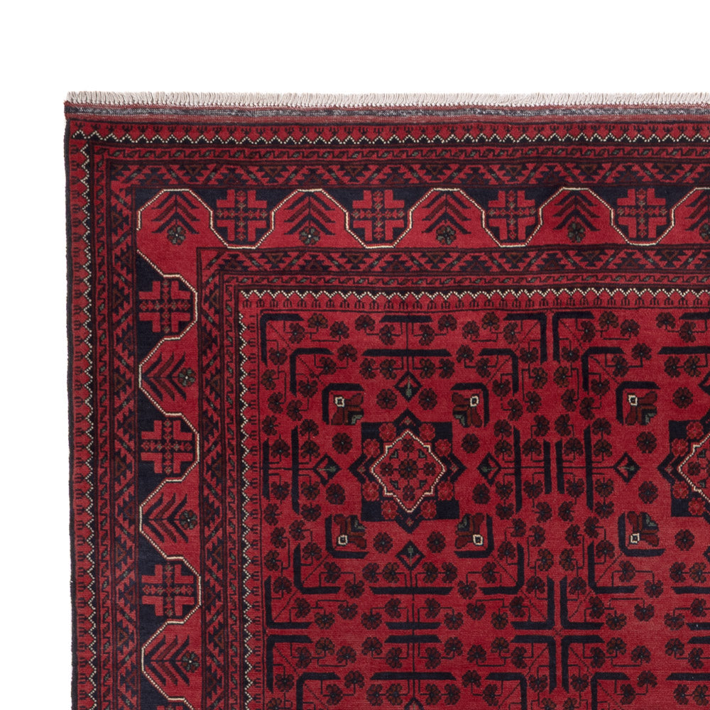 Afghan Rug - Kunduz - 292 x 203 cm - dark red