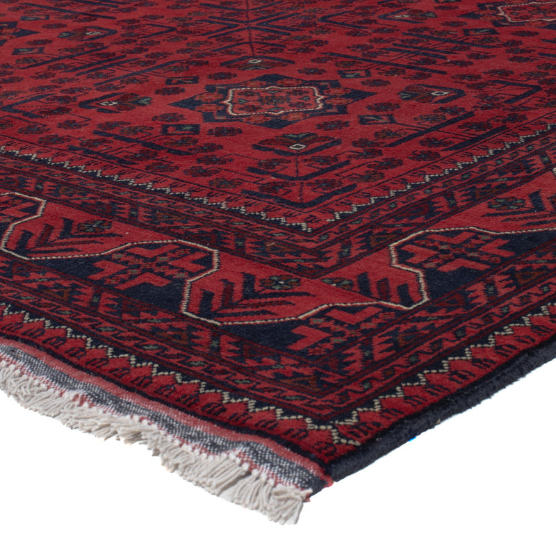 Afghan Rug - Kunduz - 292 x 203 cm - dark red