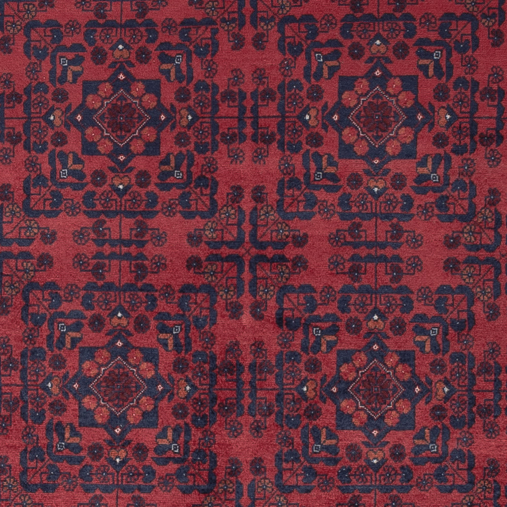 Afghan Rug - Royal - 290 x 201 cm - dark red