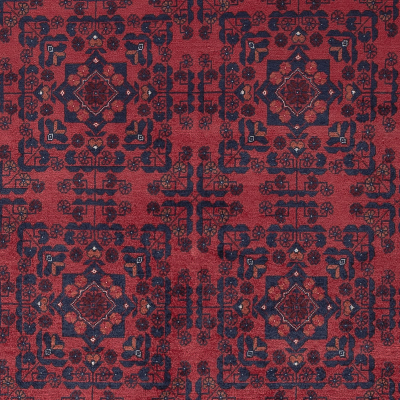 Afghan Rug - Royal - 290 x 201 cm - dark red