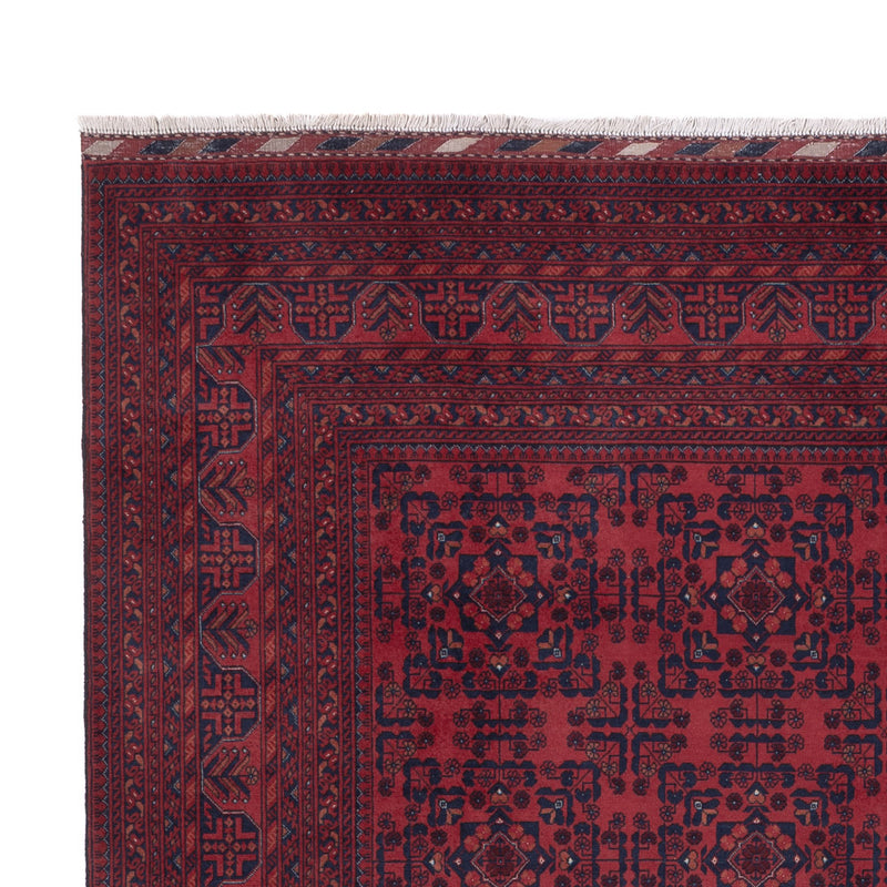 Afghan Rug - Royal - 290 x 201 cm - dark red