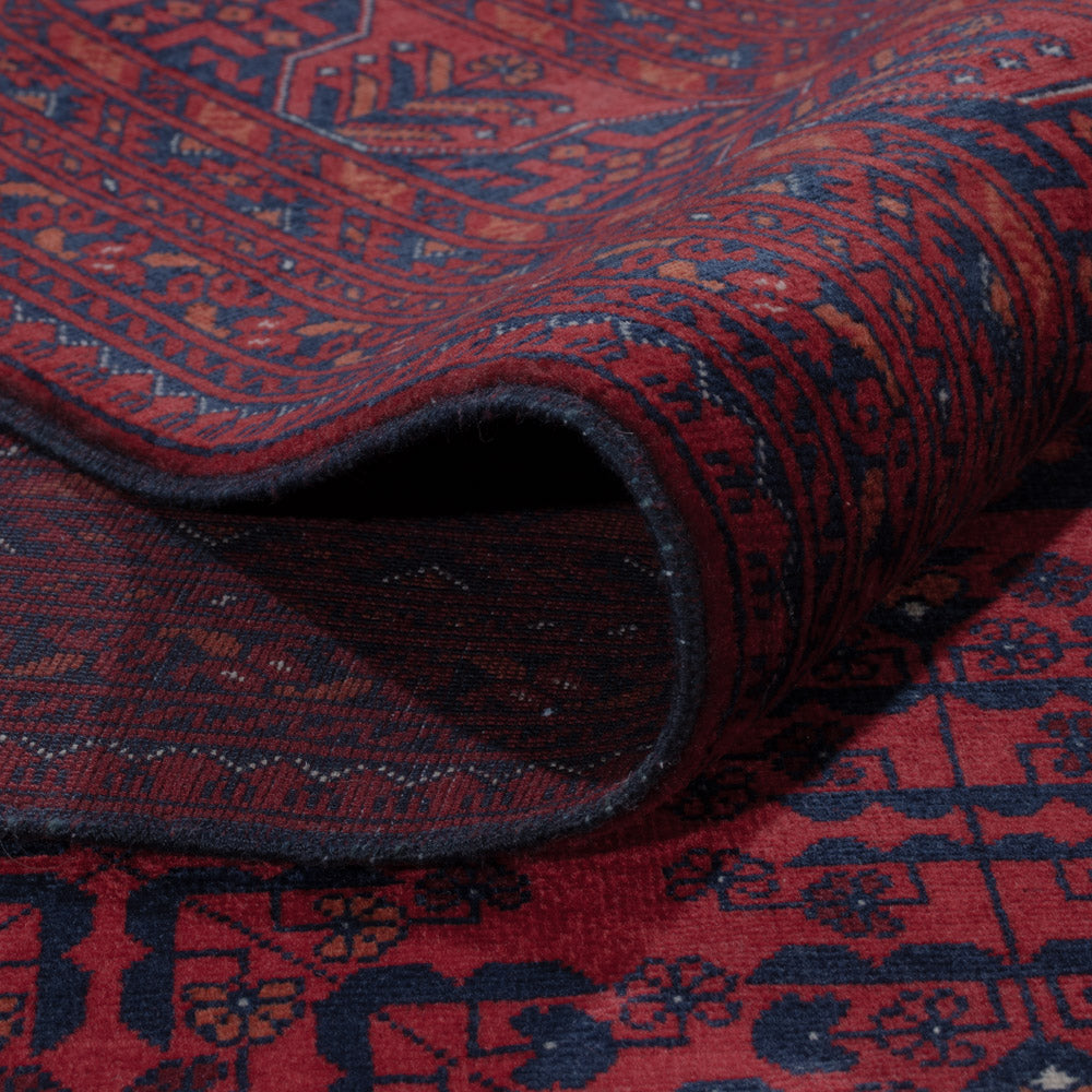 Afghan Rug - Royal - 290 x 201 cm - dark red