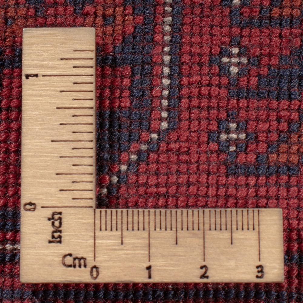 Afghan Rug - Royal - 290 x 201 cm - dark red