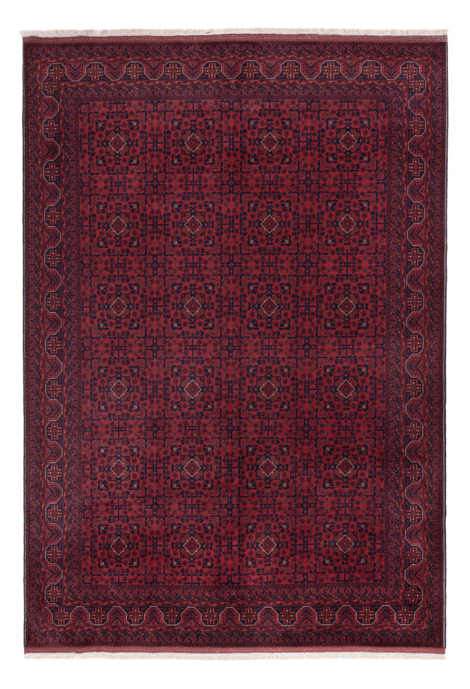 Afghan Rug - Royal - 289 x 200 cm - dark red