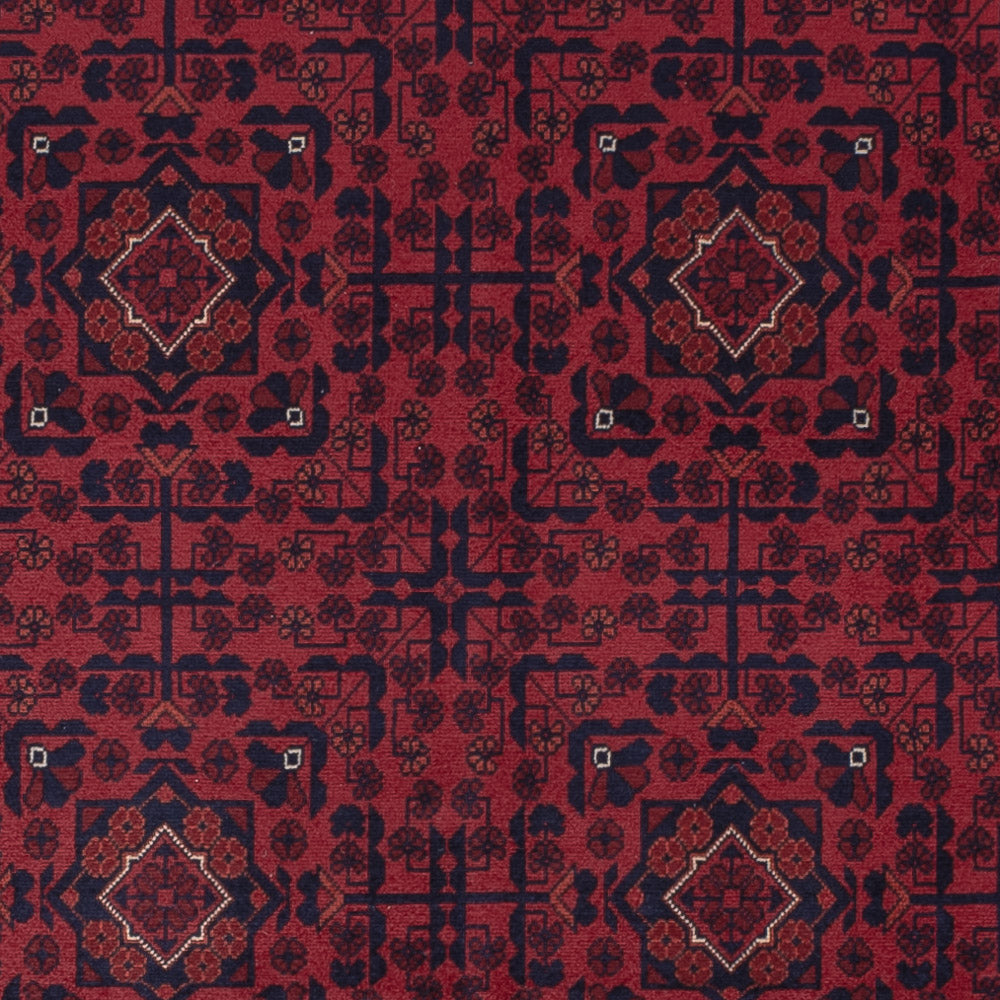 Afghan Rug - Royal - 289 x 200 cm - dark red
