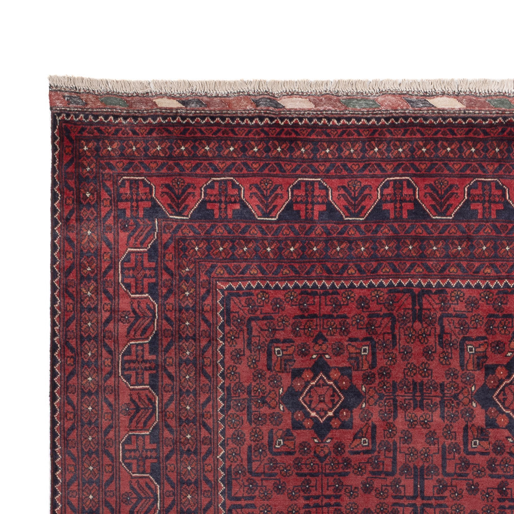 Afghan Rug - Kunduz - 297 x 195 cm - dark red