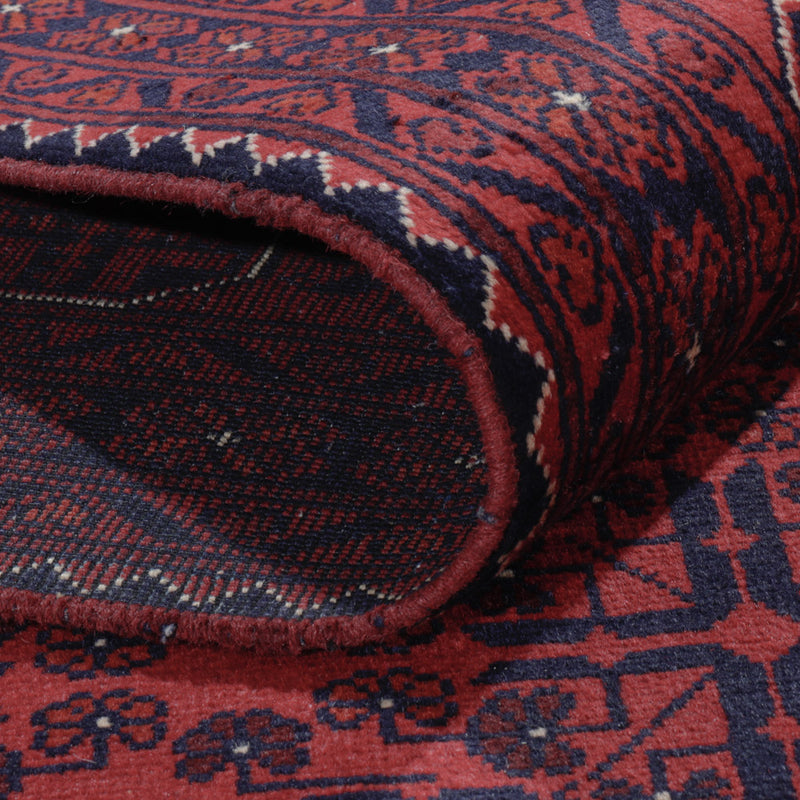 Afghan Rug - Kunduz - 297 x 195 cm - dark red
