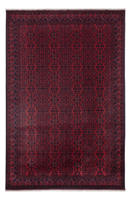 Afghan Rug - Royal - 298 x 195 cm - dark red