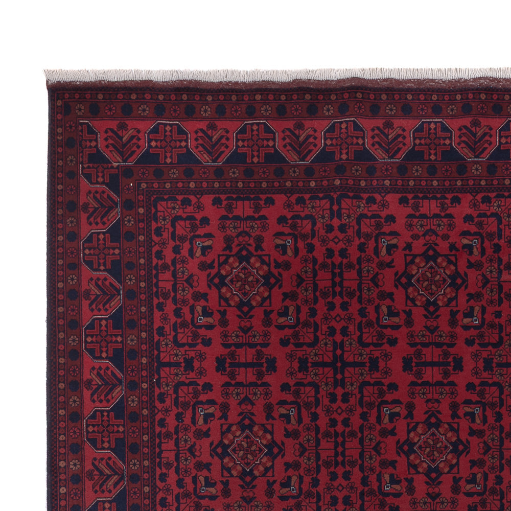 Afghan Rug - Royal - 298 x 195 cm - dark red