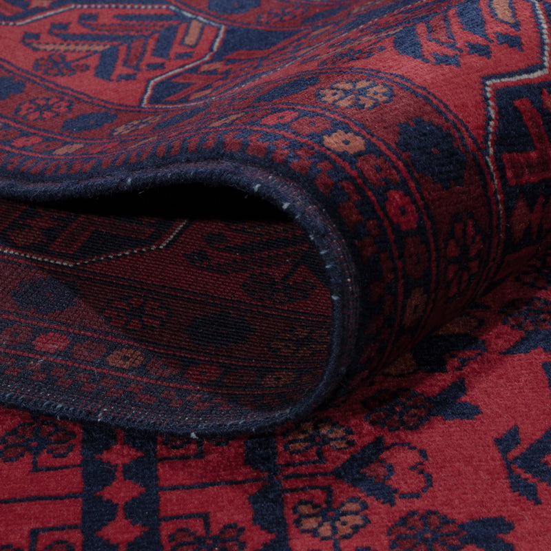 Afghan Rug - Royal - 298 x 195 cm - dark red