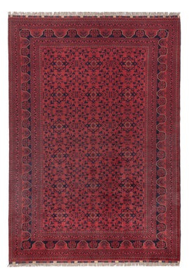 Afghan Teppich - Kunduz - 288 x 198 cm - dunkelrot