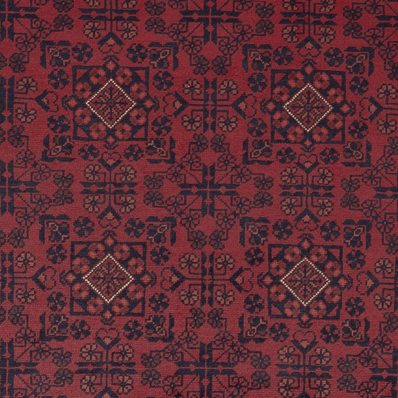 Afghan Rug - Kunduz - 306 x 200 cm - dark red