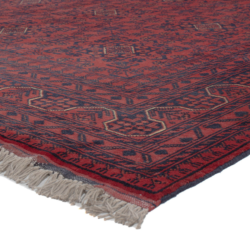Afghan Rug - Kunduz - 306 x 200 cm - dark red