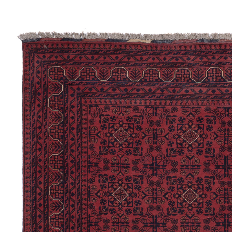 Afghan Rug - Kunduz - 297 x 208 cm - dark red