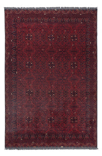 Afghan Rug - Kunduz - 287 x 194 cm - dark red